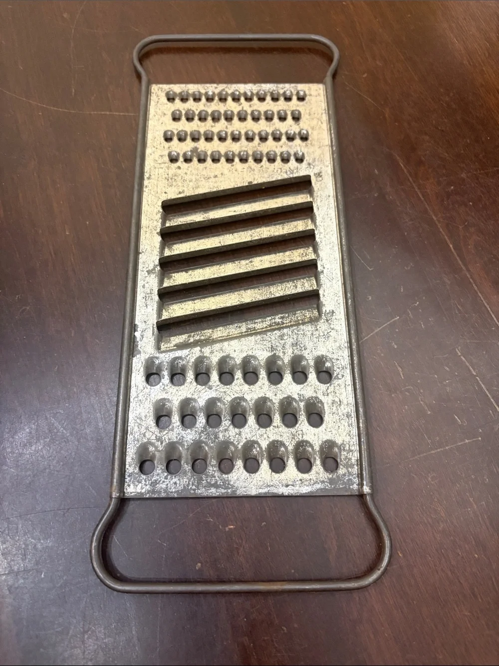 Vintage Primitive Metal Handheld Grater